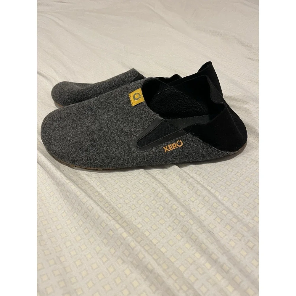 Xero Shoes Men's Grey Pagosa Barefoot Cozy Cool Slip On Shoes 11.5